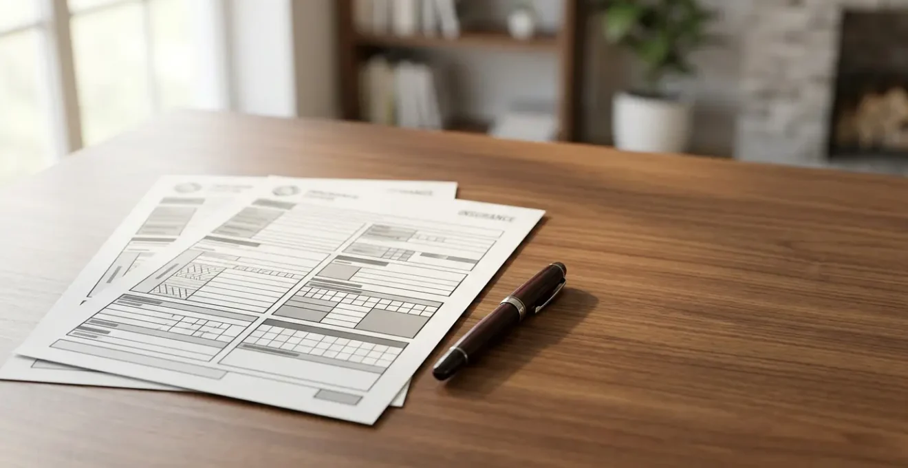 Document d'avenant de contrat d'assurance automobile pour conduite accompagnée avec stylo