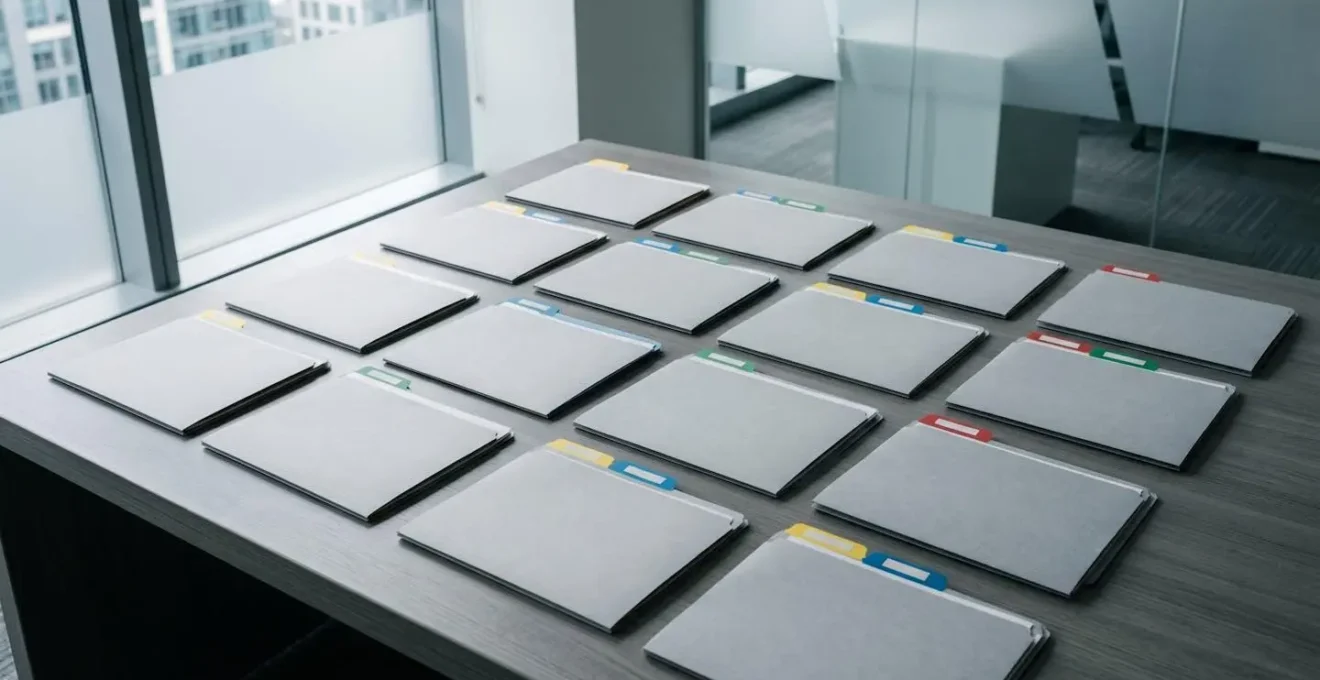 Organisation méthodique et planification stratégique de documents administratifs multiples