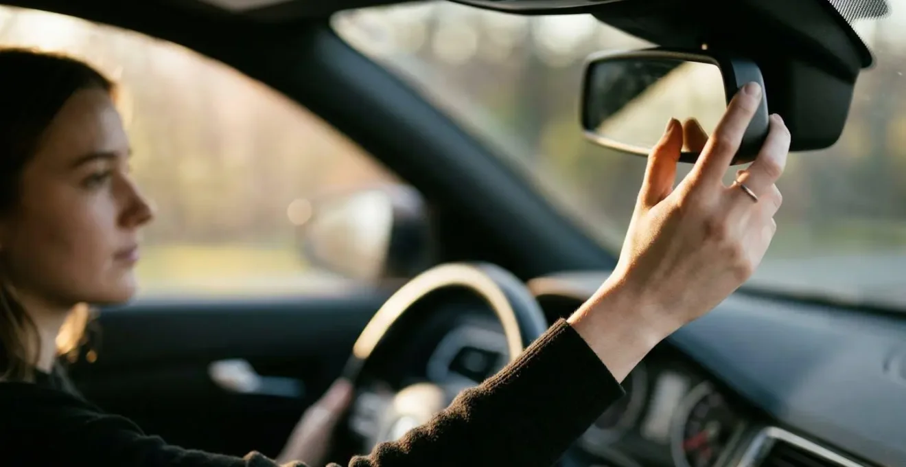 Jeune conducteur au volant avec macaron A, symbole du permis probatoire et responsabilité sur la route