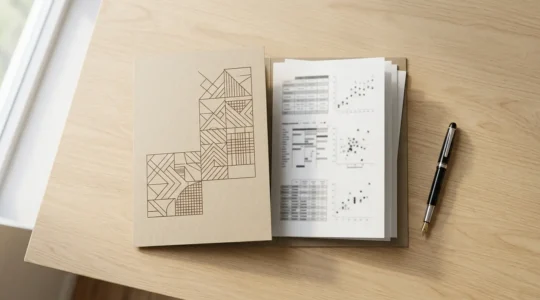 Dossier officiel relevé d'information sur un bureau épuré avec stylo, représentant la gestion administrative de l'historique de conduite